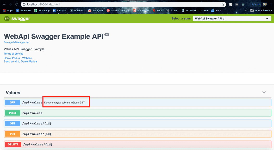 Notice GET documentation