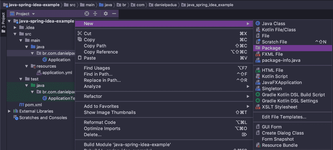 Creating a package for the controllers