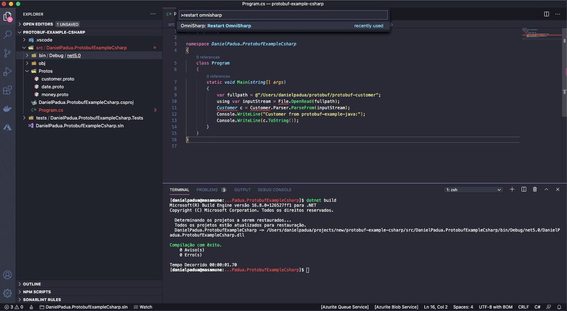 Wait for a moment then try to import again.